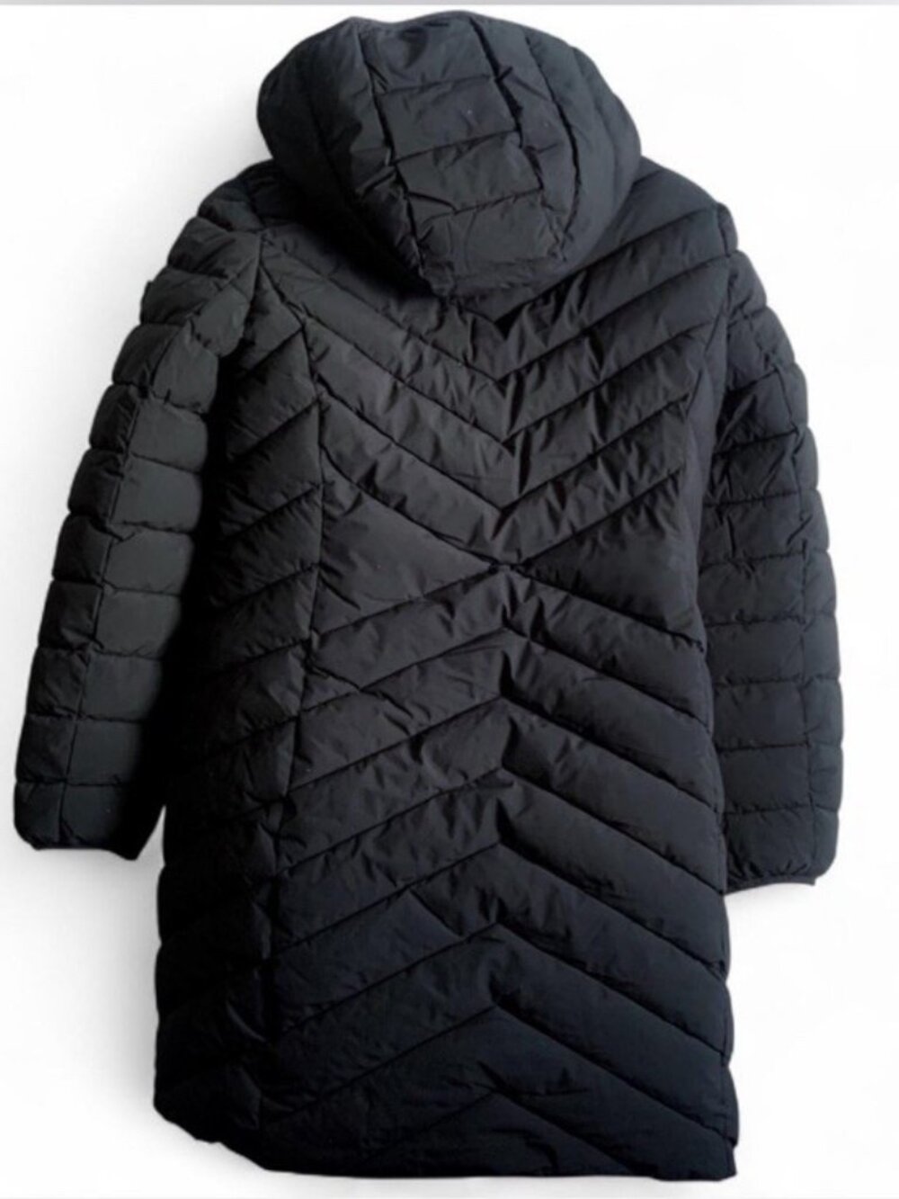 DKNY Black Puffer Coat Mid/Long New Size XXL - Picture 2 of 2